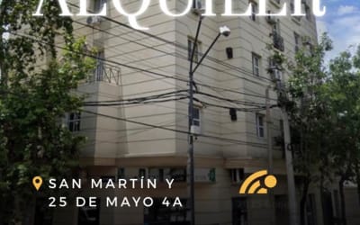 🏢 DEPARTAMENTO EN ALQUILER  25 de Mayo y San Martin